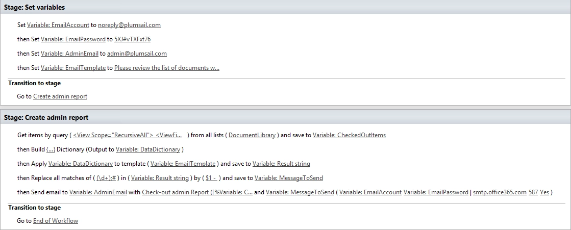 SharePoint Checked-out documents report