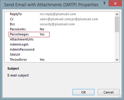 SharePoint Workflow Send Embed Images
