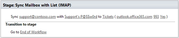 Sync Mailbox to SharePoint via IMAP