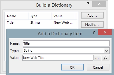Update Web Properties