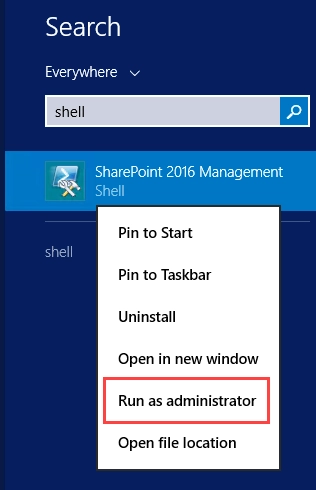 Run as administrator