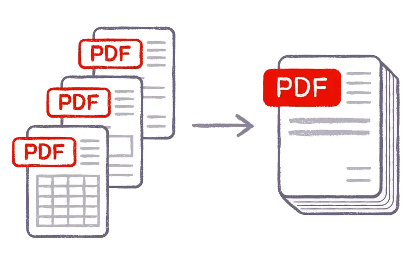 Merge PDF documents