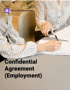 Confidential agreement (employment)