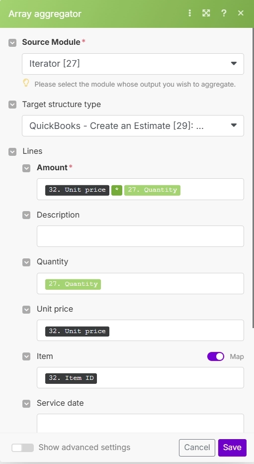 Array Aggregator module - Final