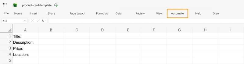 Use Excel online to enable Office Scripts