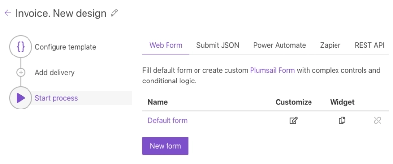 Forms in Plumsail Documents