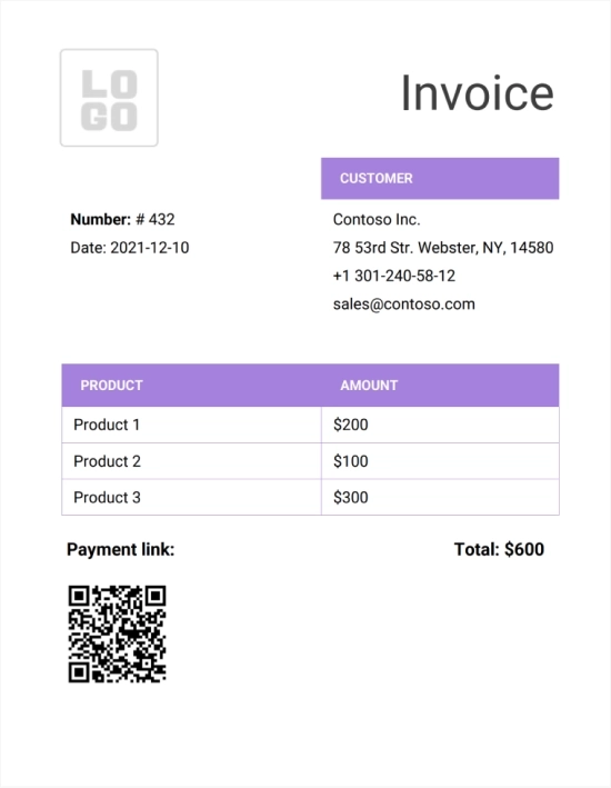 basic invoice