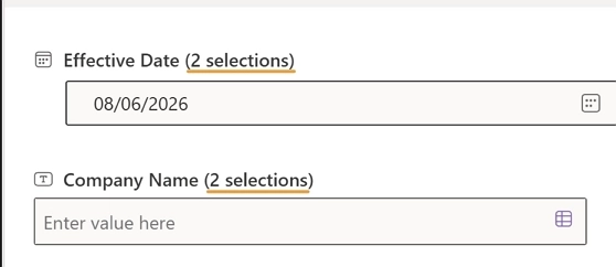 Content assembly - count of placeholders to be replaced with data