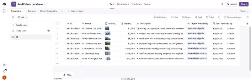 Airtable database to create PDF from Airtable