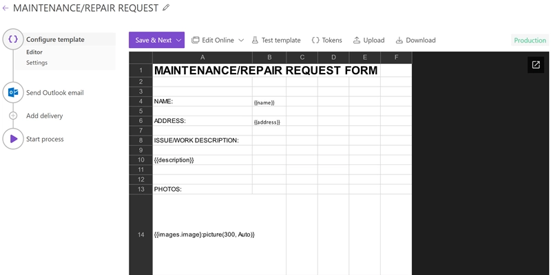 populate images into excel from sp list process3