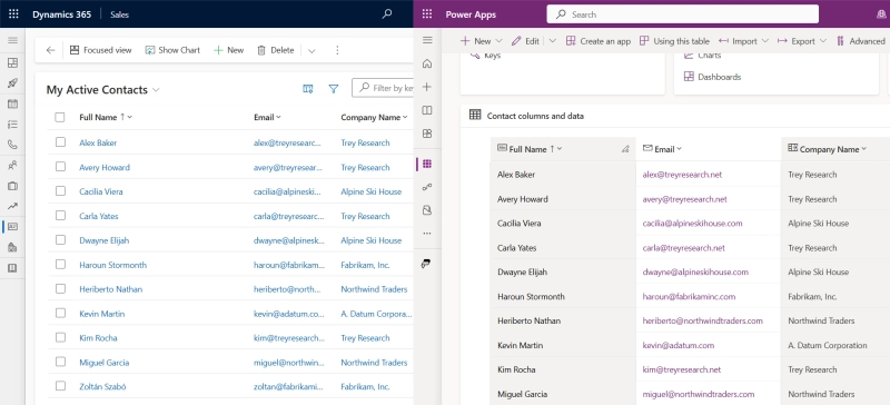 Dynamics 365 app and Power Apps portal