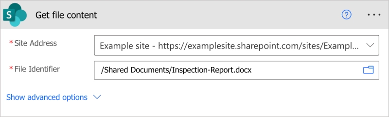 Get file content - Power Automate flow