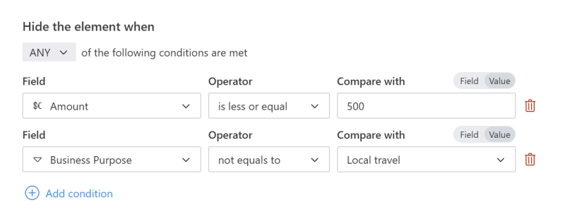 Using ANY operator