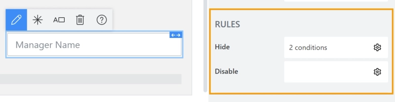 Rules section