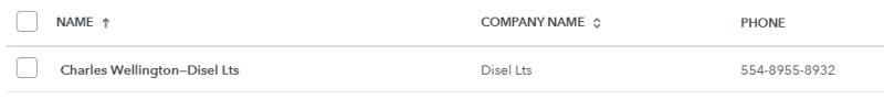 New customer in QuickBooks