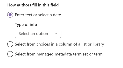 Content assembly - placeholder type