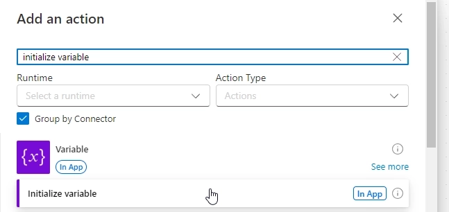 Add initialize variable