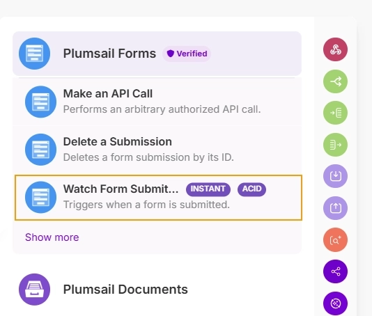 Plumsail – Watch Form Submitted module