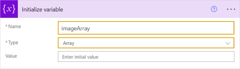 Initialize variable