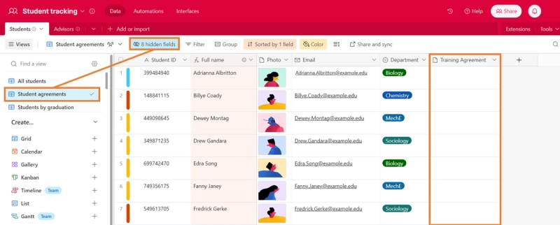 docusign airtable integration airtable base add view