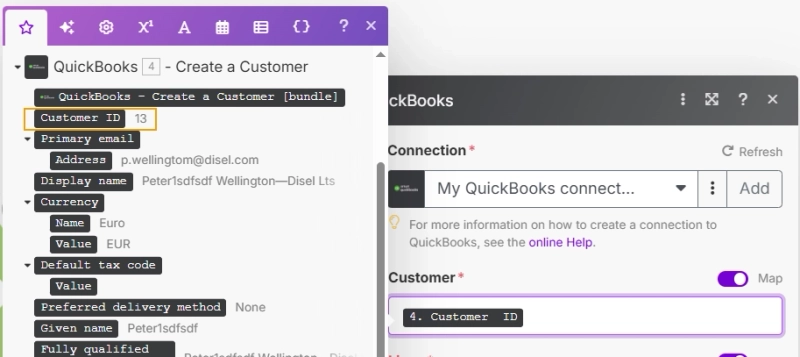 Create an Estimate module - Customer ID