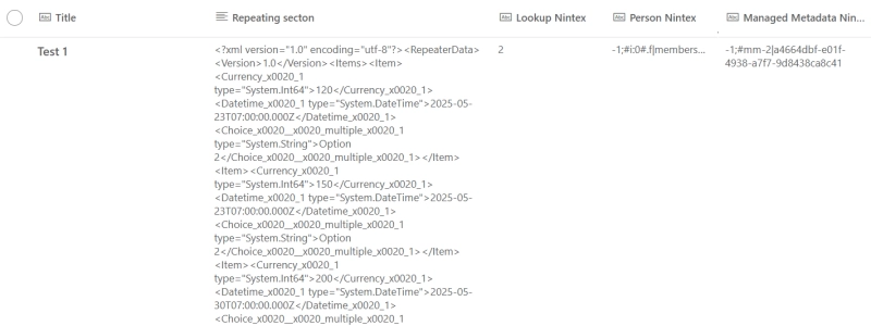 Nintex controls in SharePoint list
