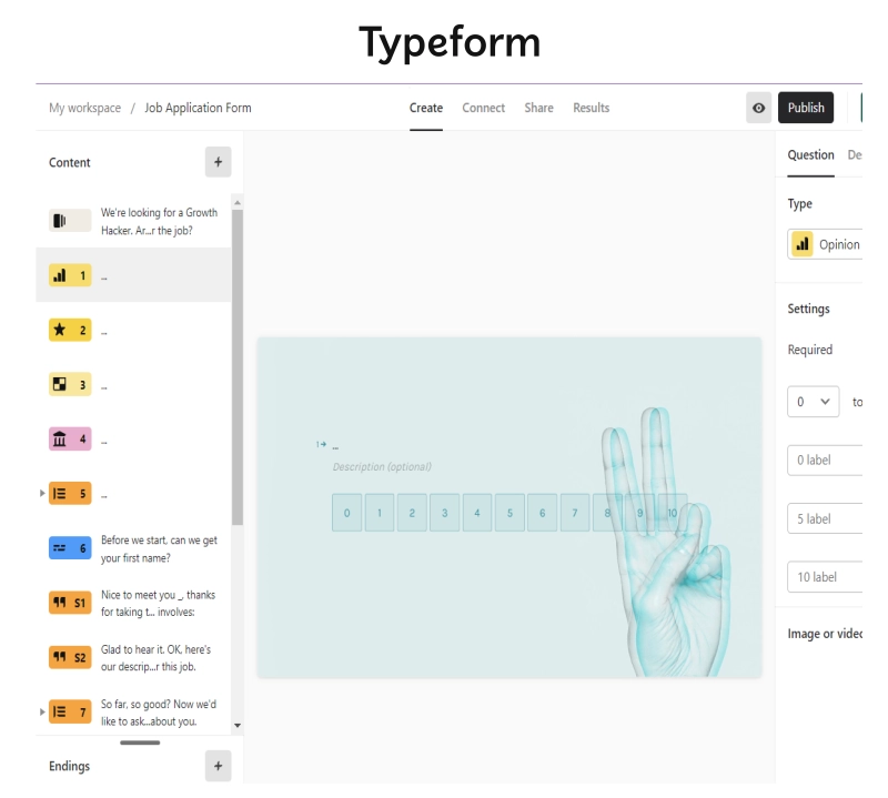 typeform-interface