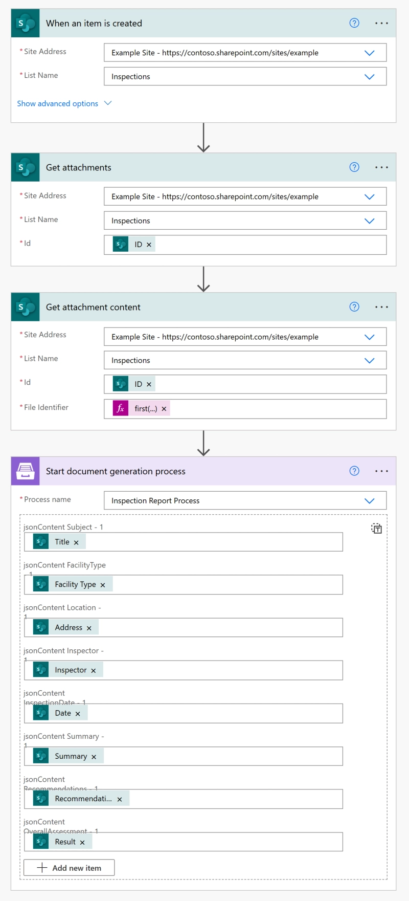 Setting up the flow - Plumsail Documents