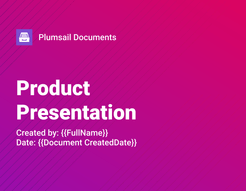 Product presentation