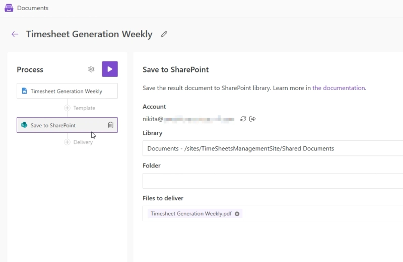 SharePoint delivery