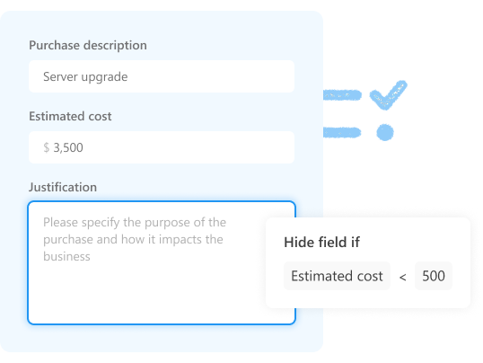 Collect the right information for approvals