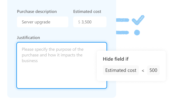 Collect the right information for approvals