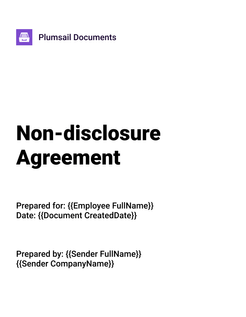 Non-disclosure agreement