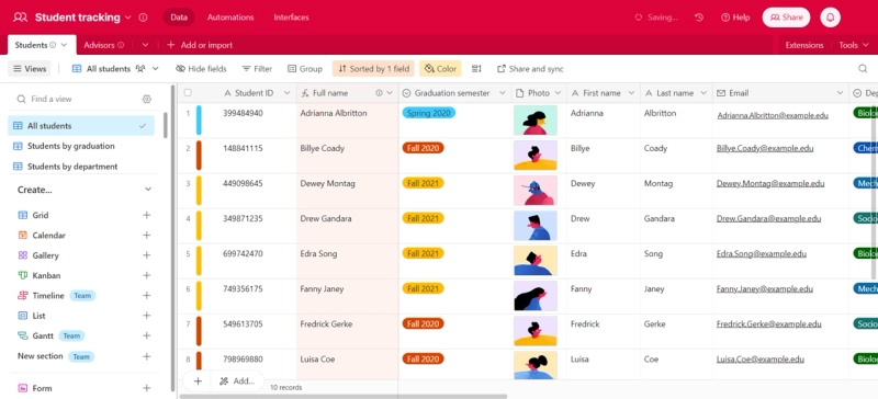 Ready-made Airtable base template for our Docusign Airtable integration