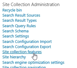 dd-sp2013-SiteCollectionFeatures