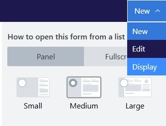 Switch form types