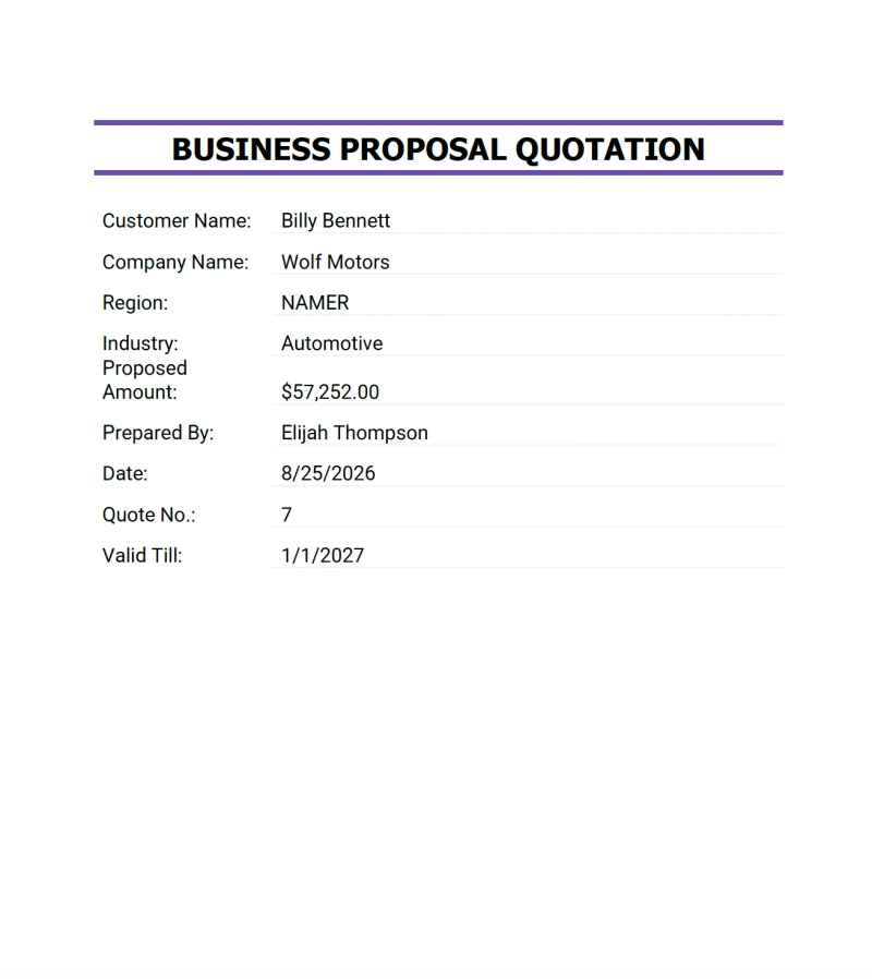 Final generated document