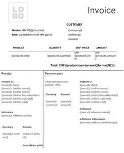 Swiss QR Bill Invoice
