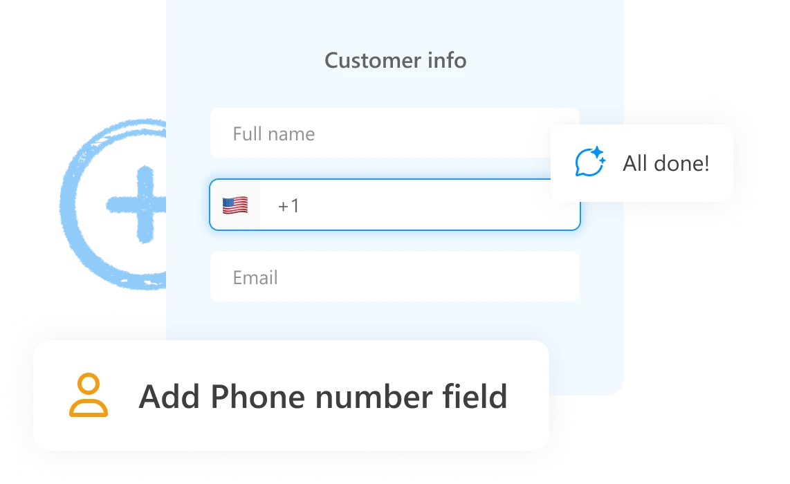 Edit forms with AI