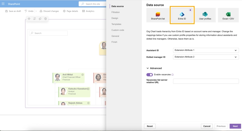 Azure Active Directory Org Chart