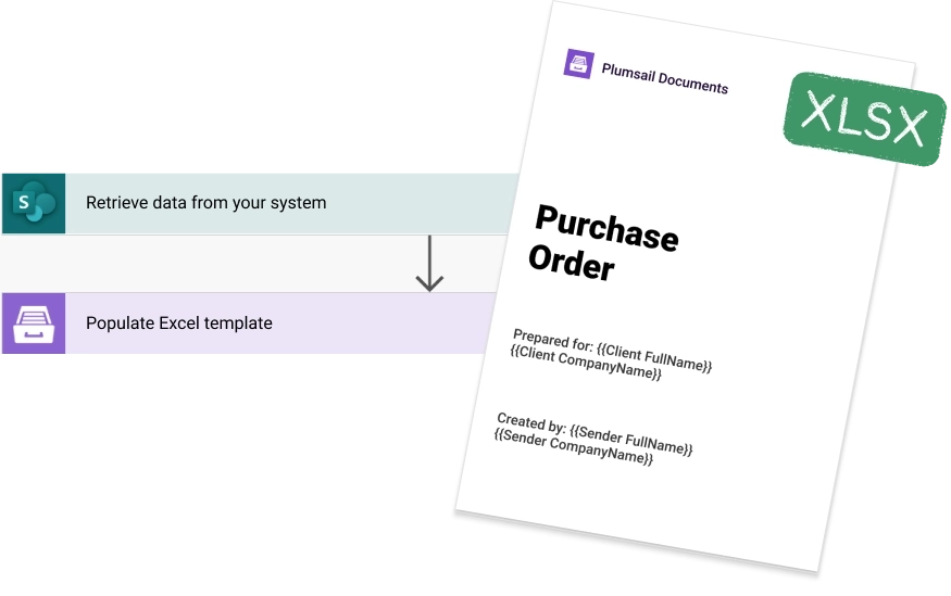 Automatically populate Excel template in Power Automate flow