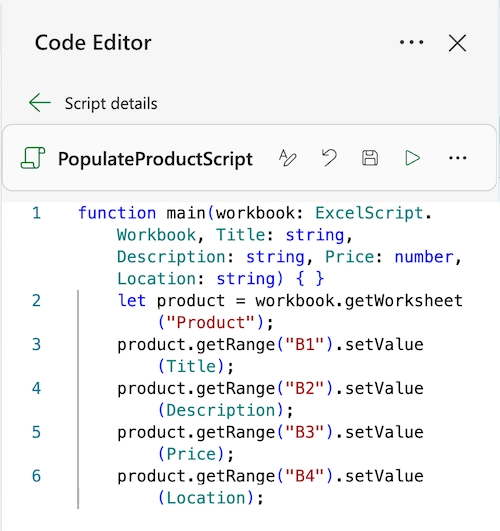 Record actions for Office Scripts