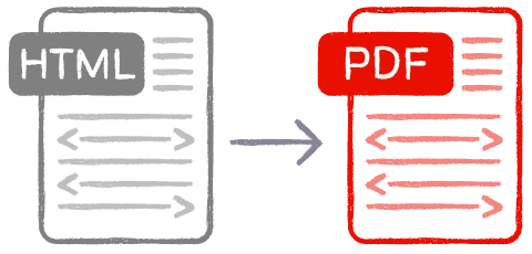 HTML to PDF conversion