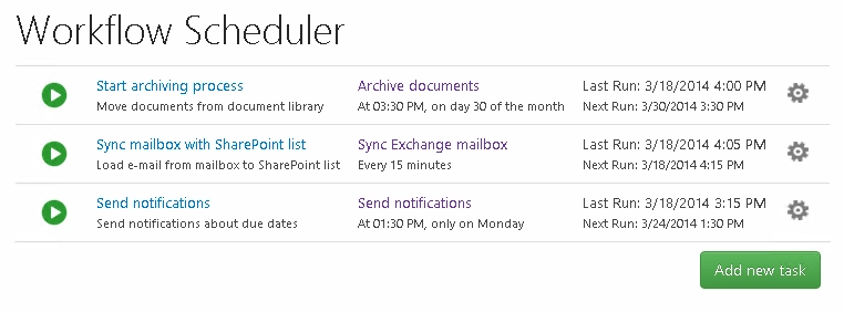 ListOfSchedulerTasks