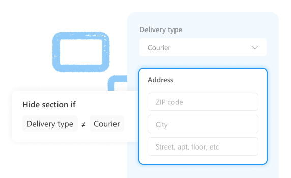 Control entire sections with one rule