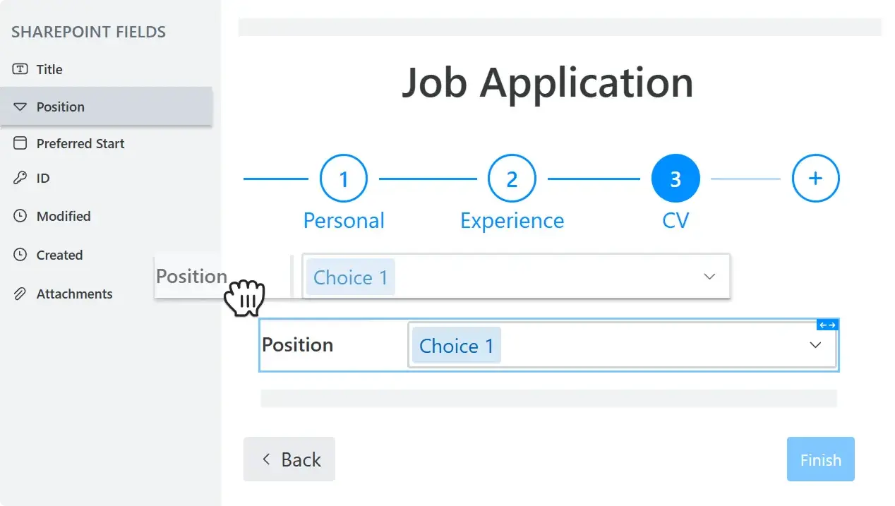 use sharepoint fields img