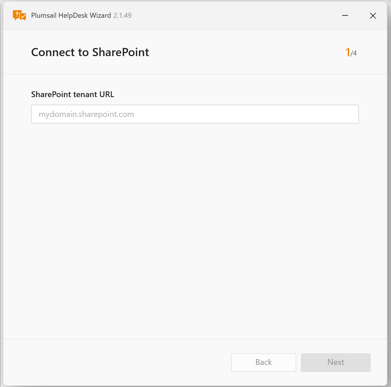 Sign in to your SharePoint tenant